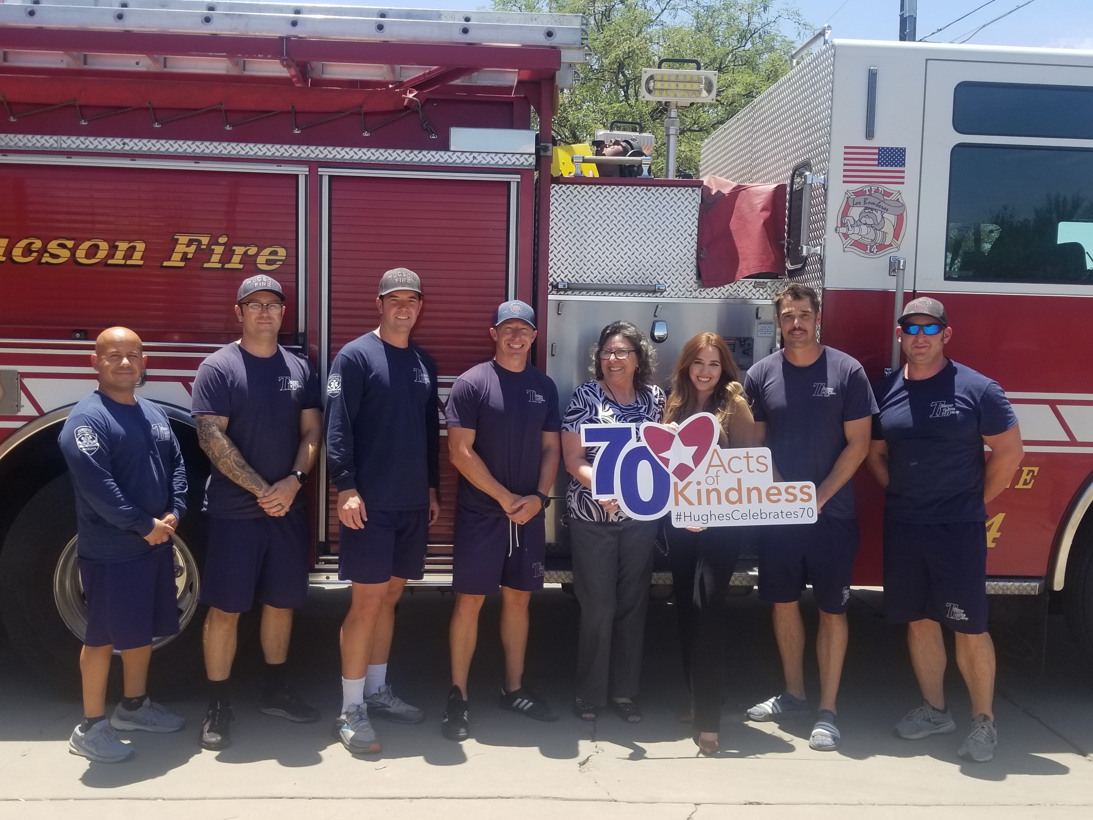 The crew at Tucson FD Station 14