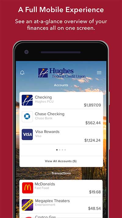 Digital Banking Enrollment Hughes Federal Credit Union