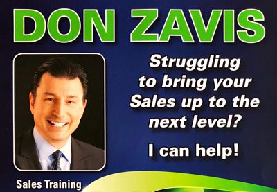 Don Zavis Sales Training