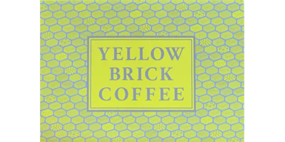 Grey text on a yellow background, surrounded by yellow bricks.